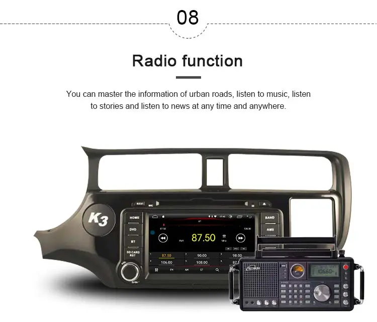 JDASTON Android 8,1 штатную DVD плеер для KIA Rio K3 2012 2013 2 Din Автомагнитолы gps навигации стерео WI-FI RDS
