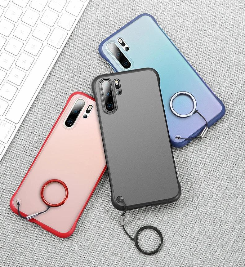Для huawei P30 Pro Чехол безрамный Матовый Прозрачный чехол для P30 чехол силиконовый защитный бампер для huawei P20 Pro Lite чехол s
