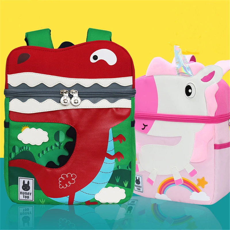Детские сумки для малышей, милые школьные рюкзаки с животными для малышей, детские школьные сумки с мультипликационным рисунком для девоче...