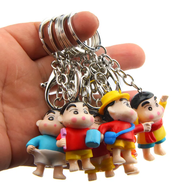 6 шт./партия Crayon Shin Chan Подарочная кукла модель мультфильм анимация фигурка для
