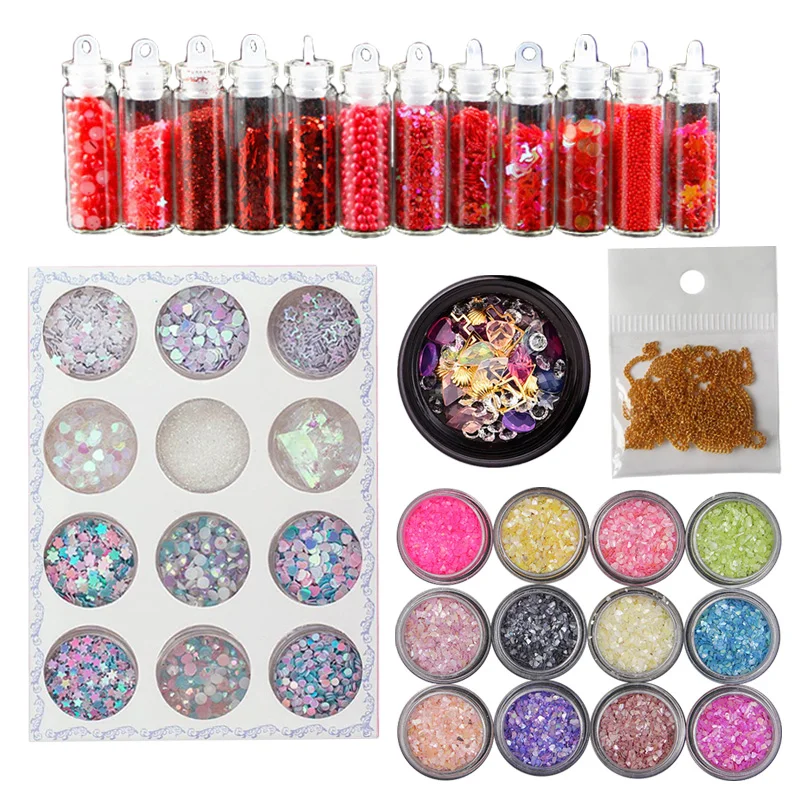 Bittb пилочки для ногтей Блестящий Порошок Звездная Луна блестки хлопья жемчужные