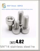 10 шт./лот) M5, M6, M8* L = 8~ 50 мм ISO7380 из нержавеющей стали A2 Шестигранная головка, винт для игрушки
