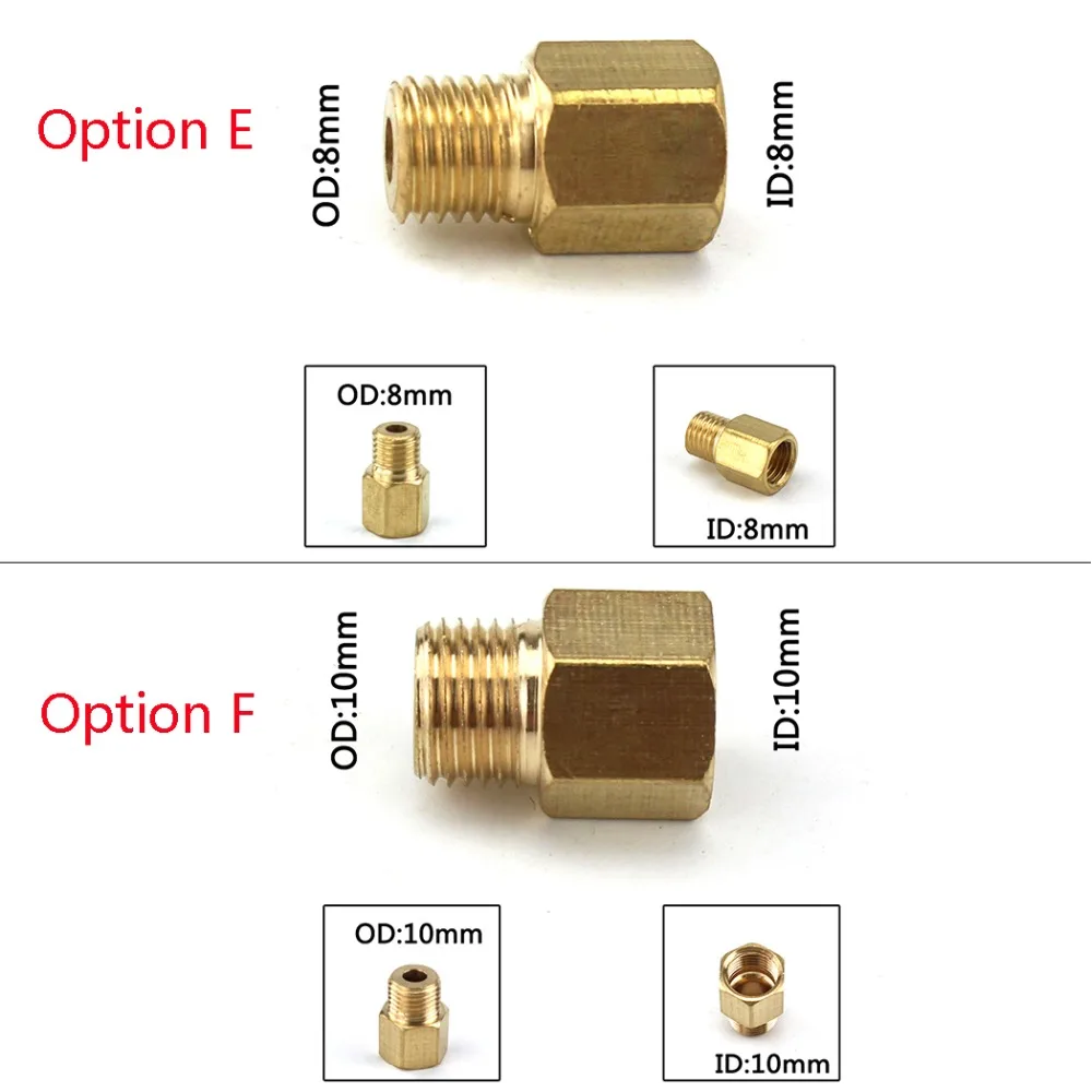 PCP Airforce медный двойной конец штепсельная вилка быстроразъемный соединитель M10x1