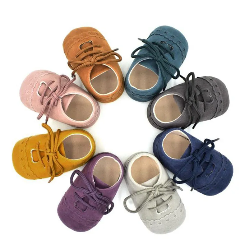 Baby Toddler Shoes Sneaker Anti-slip Soft Sole Lace Up for boy girls newborns infantil bebek ayakkabi #EW | Детская одежда и обувь