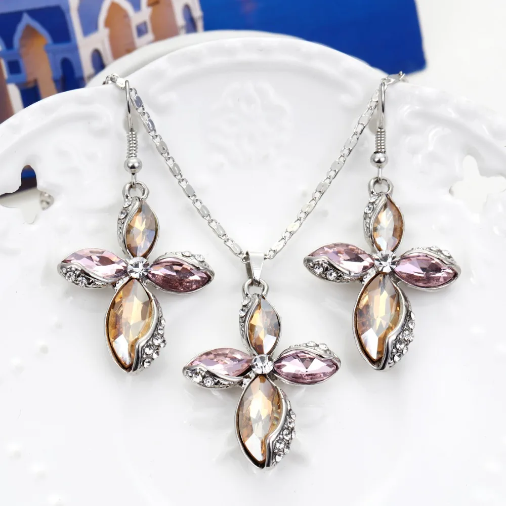 Женский романтический набор аксессуаров Hesiod серебристая цепочка цвета