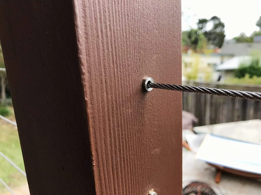 50/30 шт. защитные втулки из нержавеющей стали для 1/8 &quotпалубного кабеля комплект