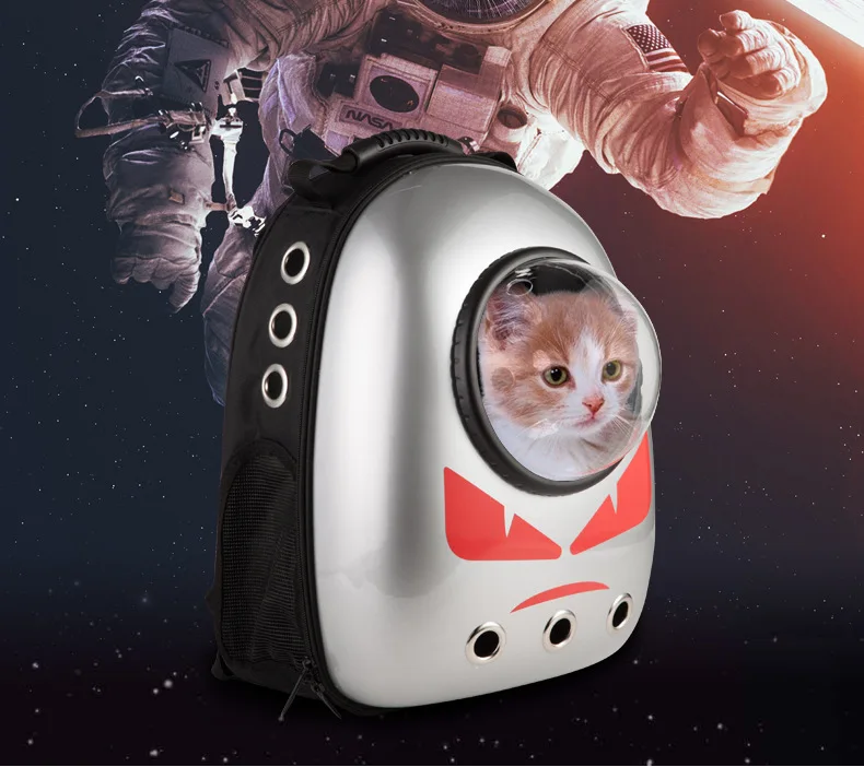 Космическая сумка для питомцев, космонавтов, маленьких монстров, роскошная сумка для питомцев, сумка на плечо, переноска для кошек, космонавтов, дышащая дорожная сумка для щенков, рюкзак