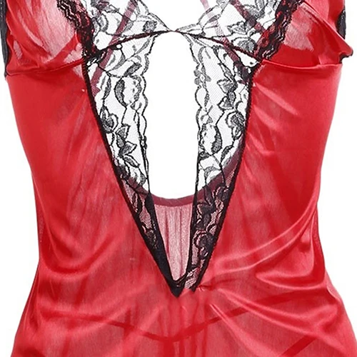 Женское сексуальное кружевное ночное белье с открытой спиной раздельный Ночной