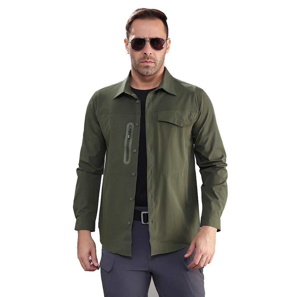 Новый 2019 модная классическая рубашка для мужчин Военная Рубашка повседневные
