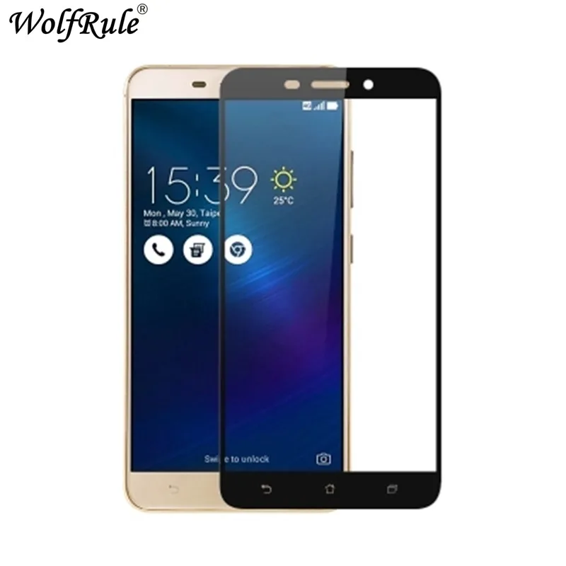 Full Glass Asus Zenfone 3 Laser ZC551KL screen protector Film 2.5D Anti-Brust Tempered For | Мобильные телефоны и