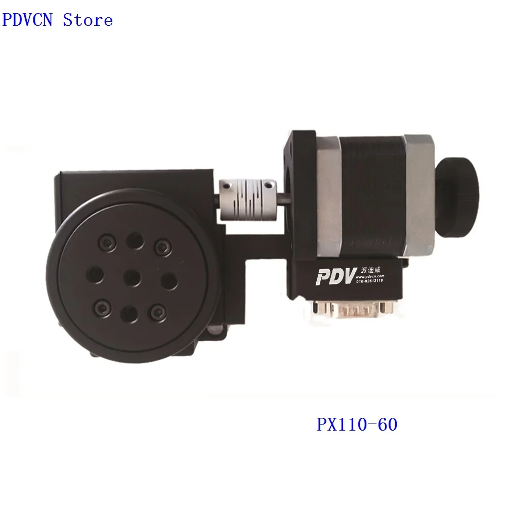 

PDV NEW PX110-60 Motorized Rotary Stage, Motorized Rotation Stage, Optical Rotating Platform, High Percision linear Stage