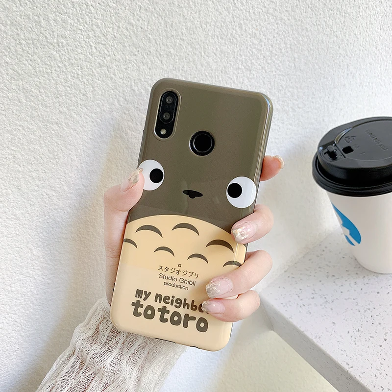 Чехлы для телефонов huawei P30 P20 Pro mate 20 Pro милый японский мультфильм Тоторо IMD мягкий чехол для Honor 10 Nova 3 3i 4 задние чехлы