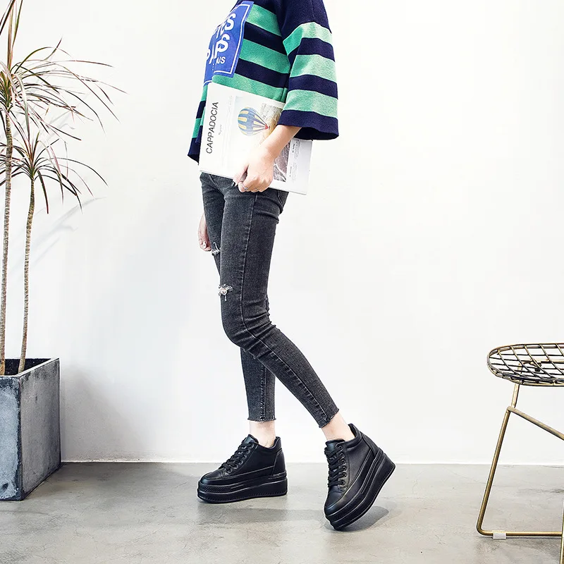 canvas sneakers platform fall shoes wedge autumn flats small casual springsneakers canvas shoe platform fall