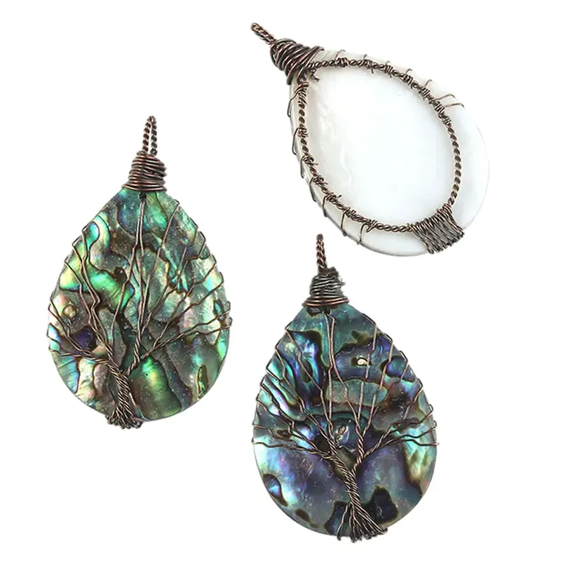 Ожерелье ручной работы в стиле ретро с подвеской виде дерева жизни 1 шт. |