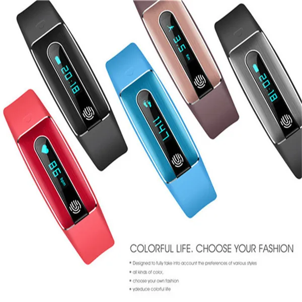 HB02 Умный браслет для xiaomi mi группа Сердце Rate Monitor IP67 водонепроницаемый сна tracker