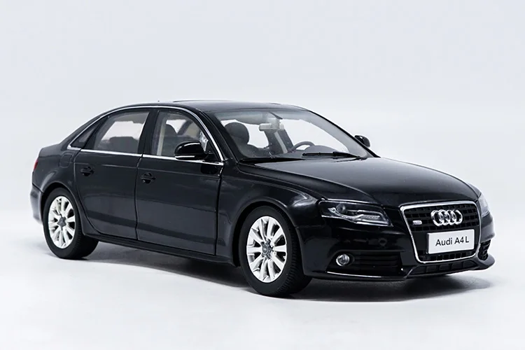 1/18 2010 A4L AUDI сплав литая металлическая Модель игрушечных автомобилей черного цвета для детей подарок коллекция Оригинальная коробка