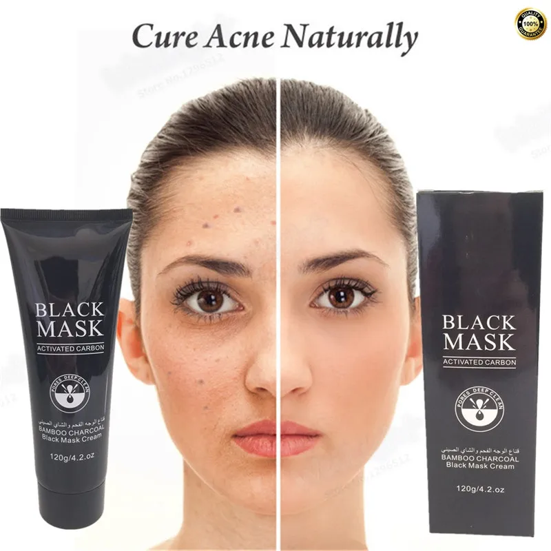 Китайская травяная черная маска для лица удаление угрей лечение акне головы