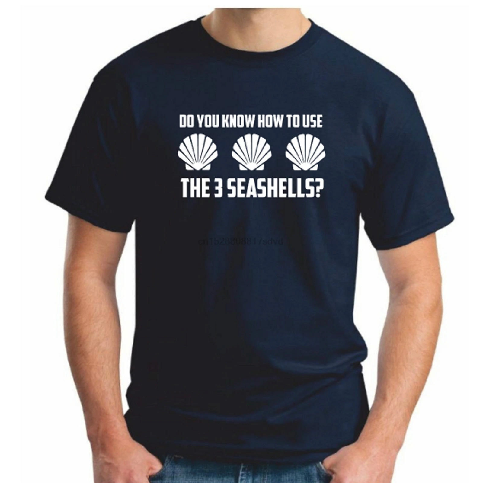Мужские Военно морской флот 3 морских ракушек футболка в стиле от разрушения