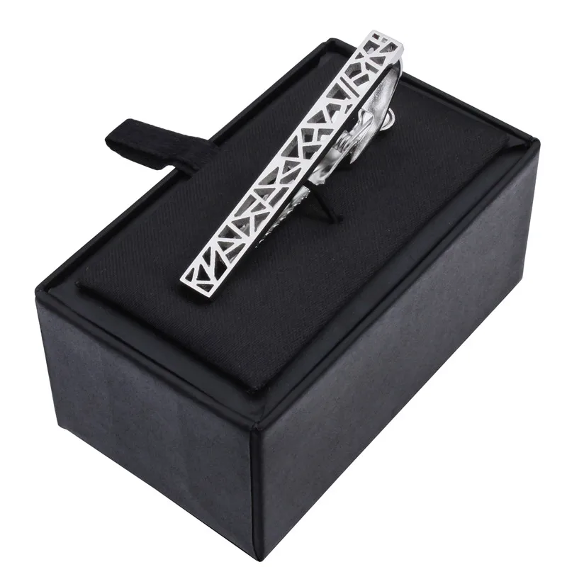 HAWSON модные Зажимы для галстука Имитация родия полые узоры галстук бары/застежки