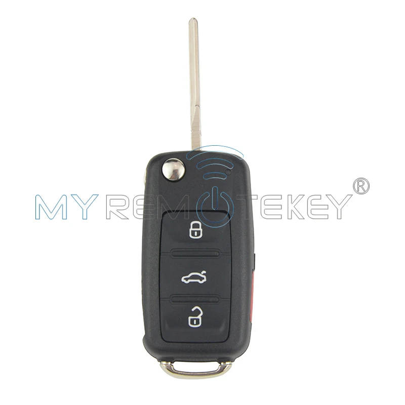 Дистанционный ключ для VW Bettle СС, EOS Golf Jetta Passat Tiguan Touareg 4 кнопки 5K0837202AE 315 МГц remtekey