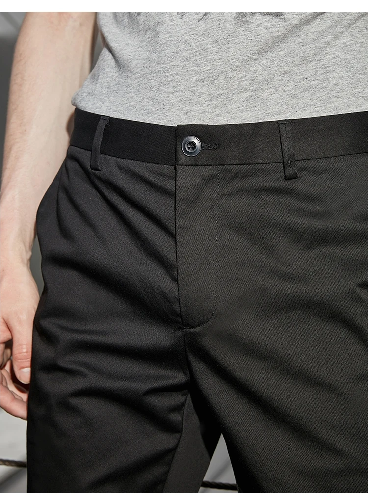 JackJones мужские укороченные брюки из хлопка, зауженные брюки длиной до щиколотки, мужская одежда 219114554