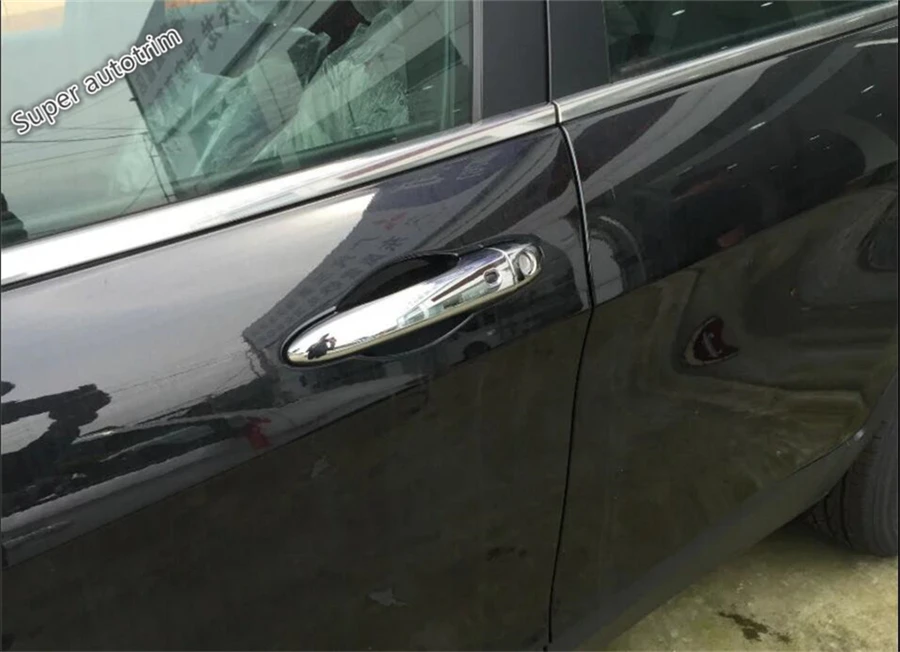 Lapetus боковой двери ручки тянуть накладка 8 шт./компл. подходит для Jeep Cherokee 2014 2015 2016