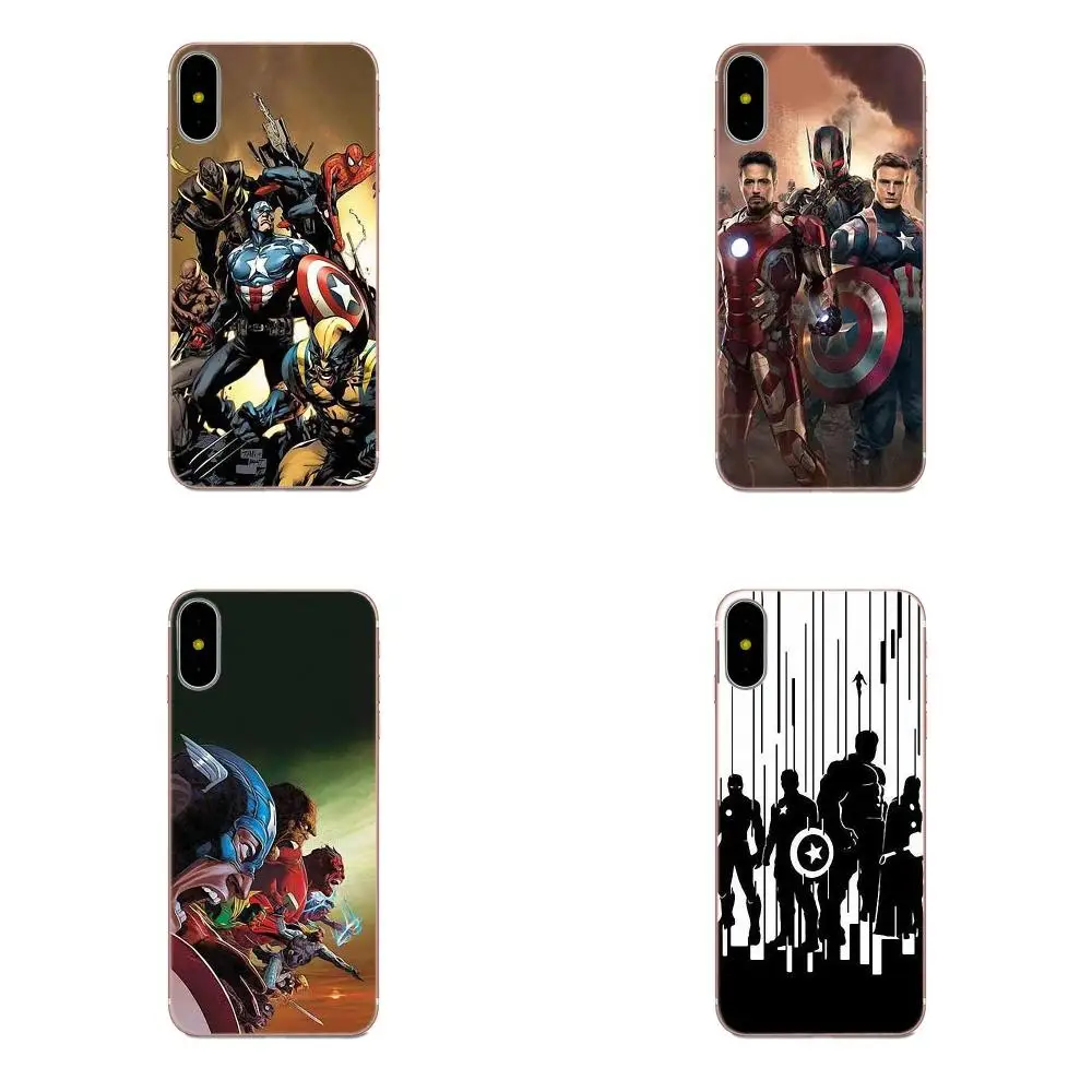 Marvel наклейки &quotМстители&quot TPU 2017 новое поступление для Huawei Mate 7 8 9 10 20 P8 P9 P10 P20 P30 Lite