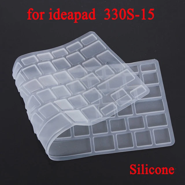 Моющаяся Клавиатура для ноутбука lenovo Ideapad 330 330S 330C 330-15 330-15IKB 15,6 дюймов Силиконовая Водонепроницаемая пленка протектор - Цвет: 330S-15