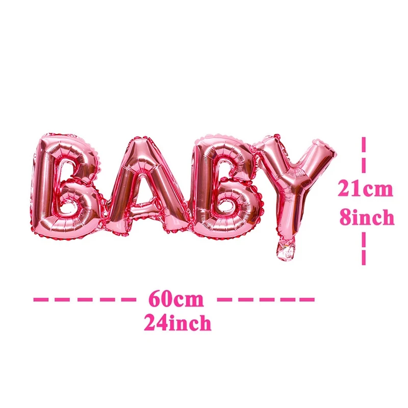 19 шт. шары для детей фото стенд реквизит его мальчик девочка Babyshower вечерние украшения пол показать сувениры Поставки Фотостудия - Цвет: pink baby