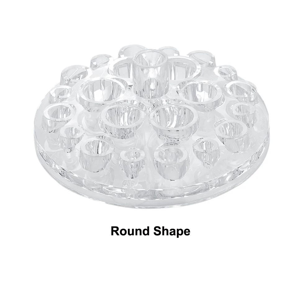 Акриловая прямоугольная Овальная Круглая Крышка тату чернила пигментные чашки