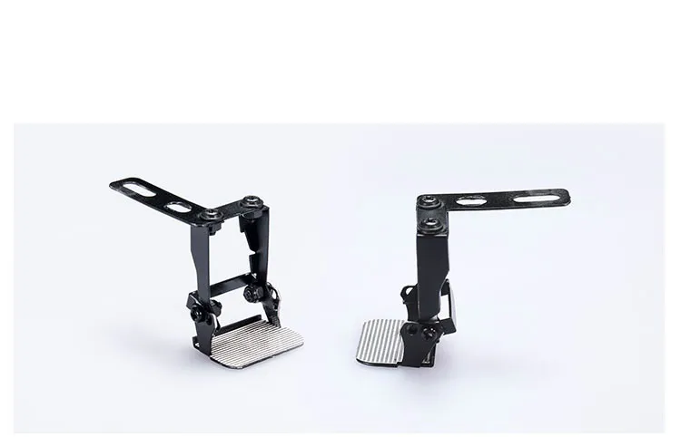 

2pcs Metal Movable Pedal For 1/10 Rc Crawler Car Defender Traxxas Trx4 All metal movable foot pedal