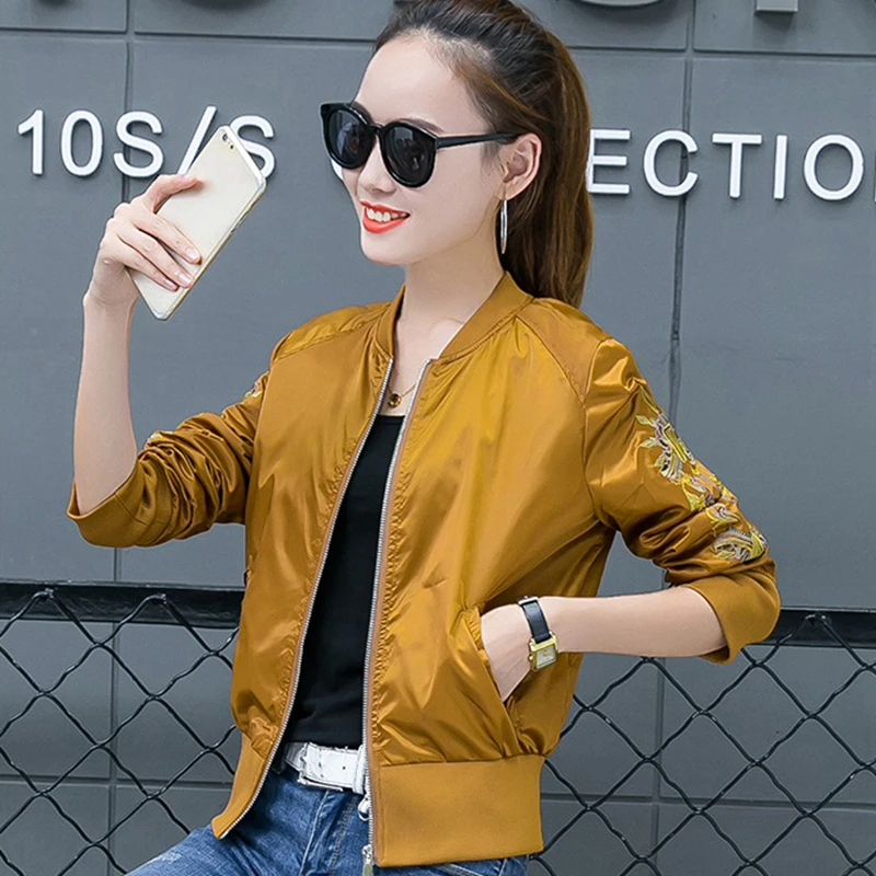 Весенне осенняя верхняя одежда женская новая короткая куртка большого размера