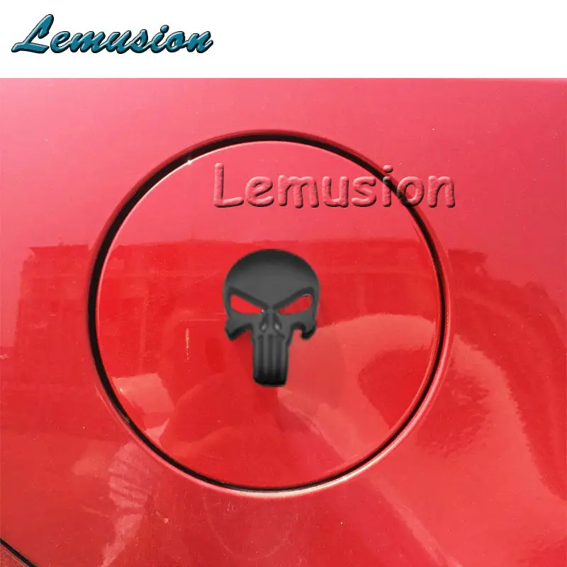 Автомобильный черный значок 3D Скелет металлические наклейки для Hyundai Solaris Tucson 2016