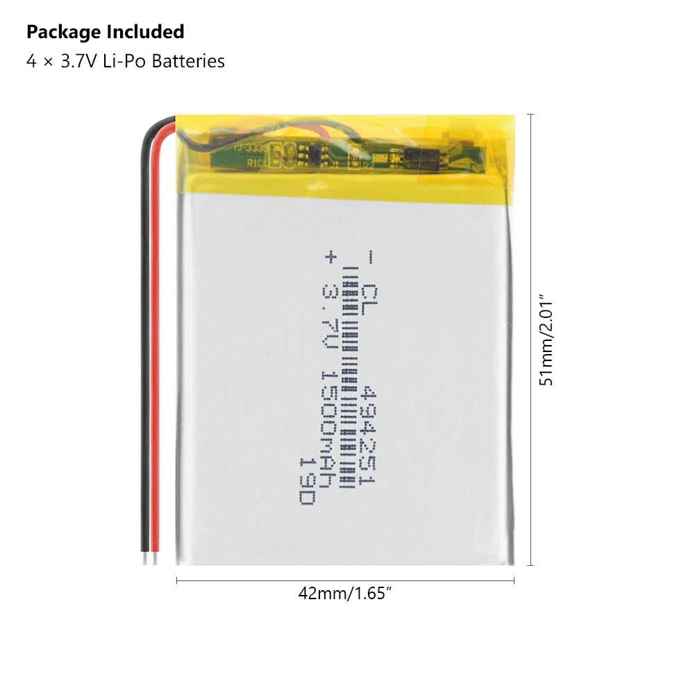 494251 3,7 V 1500mAh литий-полимерный литий-ионный аккумулятор для Q50 G700S K92 G36 Y3 Детские умные часы mp3 Bluetooth гарнитура