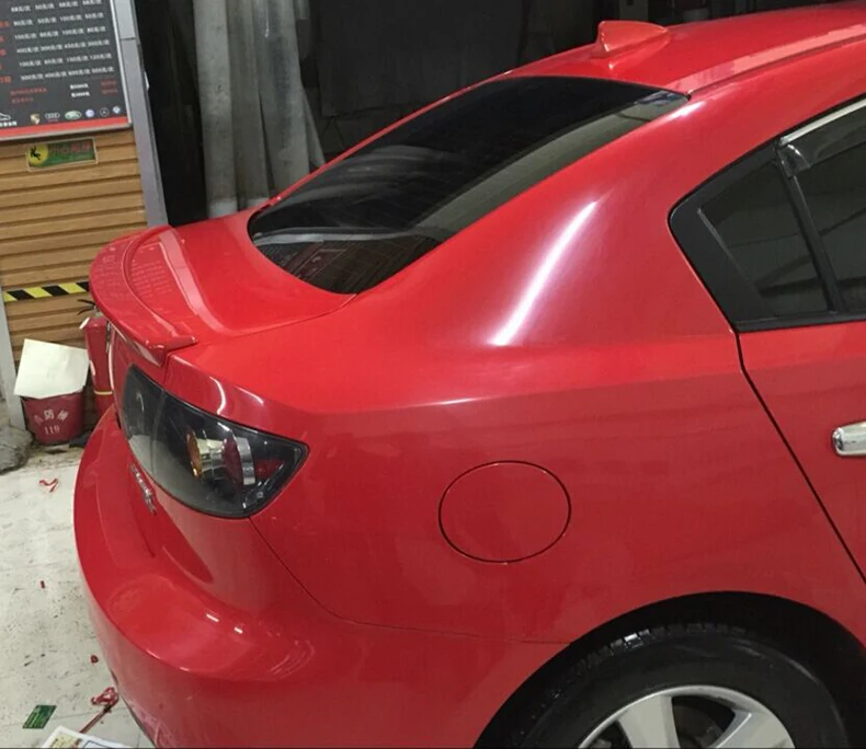 Неокрашенный задний спойлер Osmrk из АБС пластика для mazda 3 2006 2012|spoiler for 3|rear spoilerrear wing