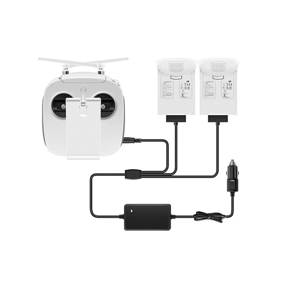 

3 в 1 Автомобильное зарядное устройство 17,4 в для DJI Phantom 4/4 PRO V 2,0/4A