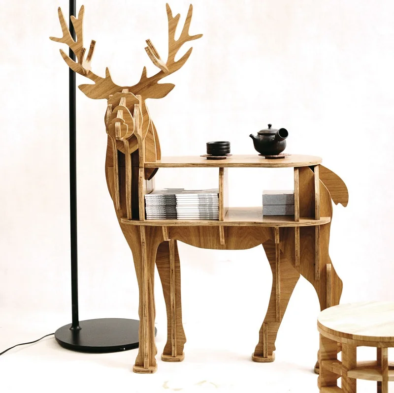 Фото New! High-end "S" size lookback reindeer table Wooden home furniture! self-build puzzle furniture Мебель New! High-end "S" size lookback reindeer table Wooden home furniture! self-build puzzle furniture Мебель