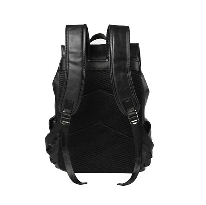 Новые водонепроницаемые толстые мужские рюкзаки из искусственной кожи 16 дюймов