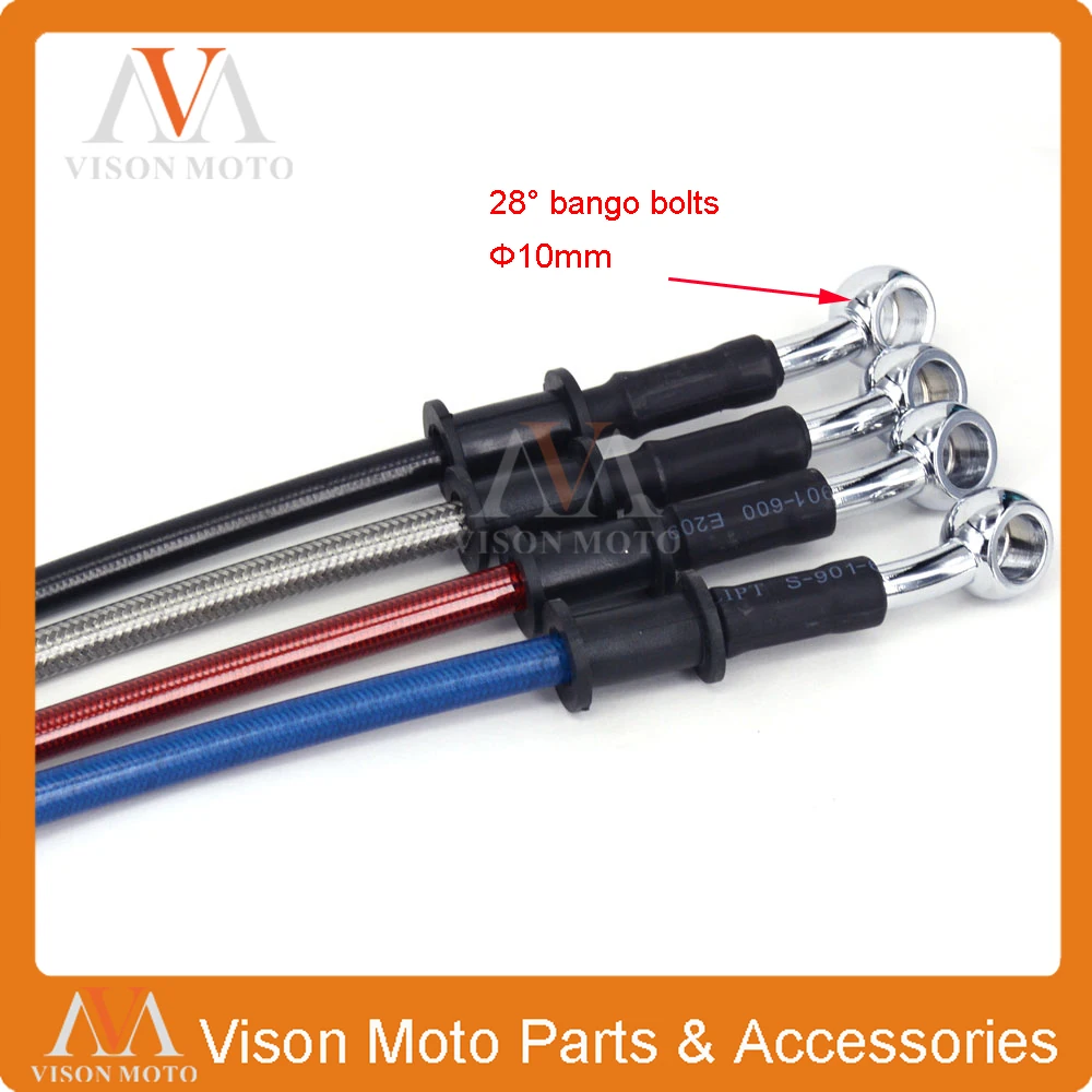 Универсальный черный плетеный стальной гидравлический тормоз 500 мм до 2000 для