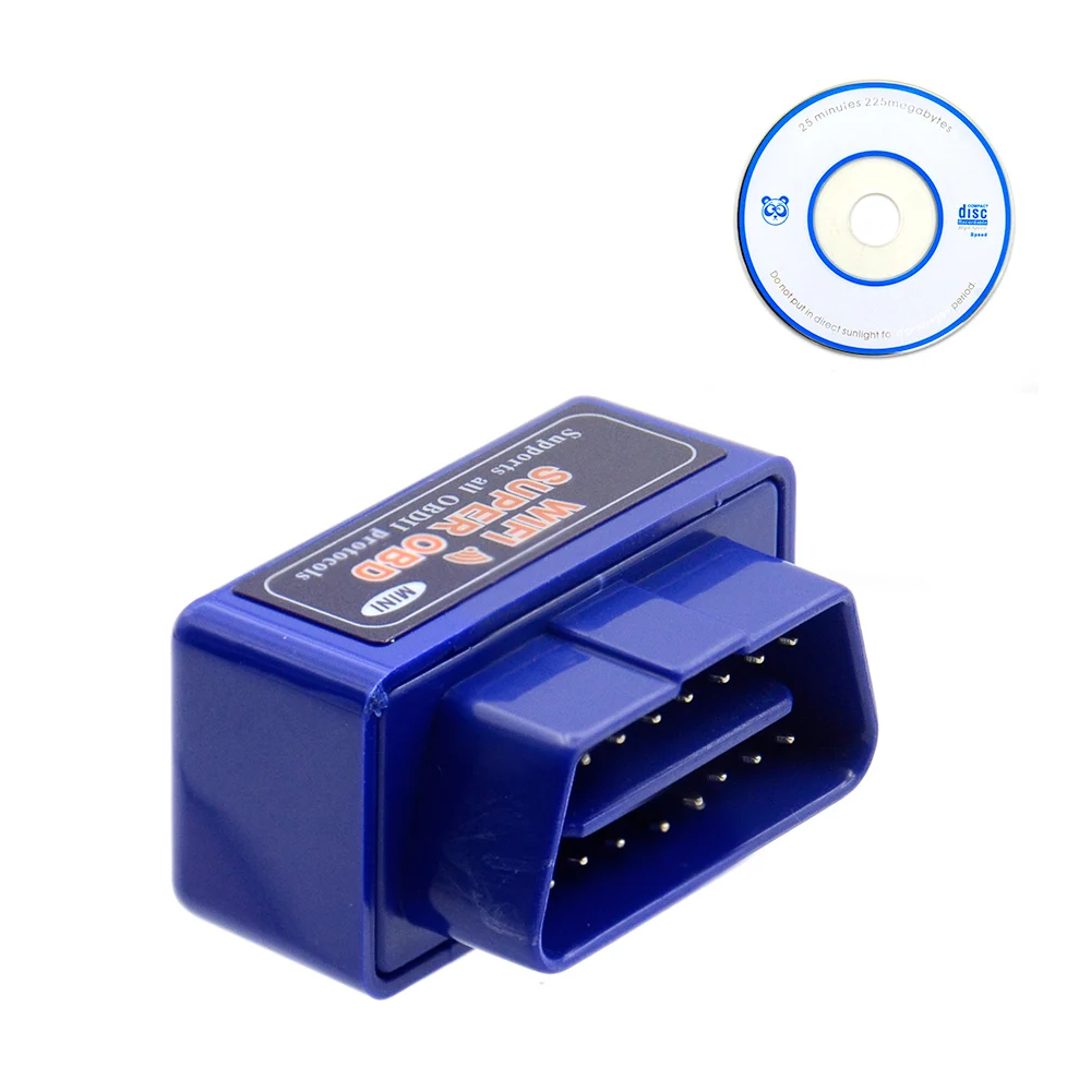 Новейший ELM327 WIFI ELM 327 OBD2 автомобильный сканер для Android и IOS мини Wifi Поддержка всех