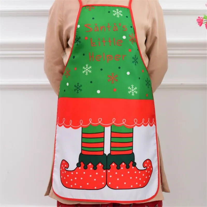Рождественские украшения из фланелевой ткани с надписями новогодние фартук