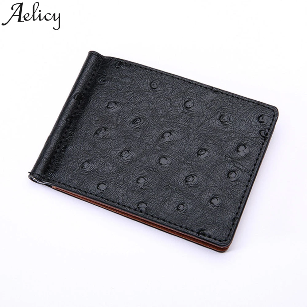 Aelicy деловой короткий кошелек кожаные женские и мужские кошельки держатель для