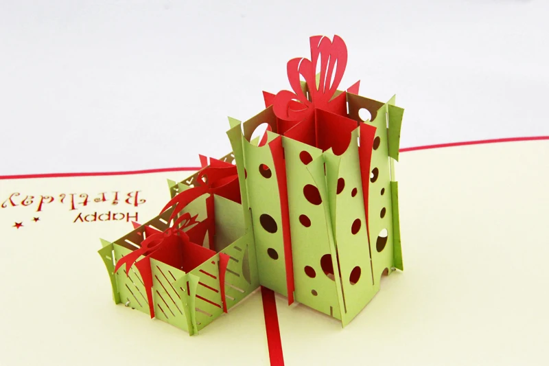 Креативный подарок на день рождения/3D карта kirigami/открытки ручной работы для