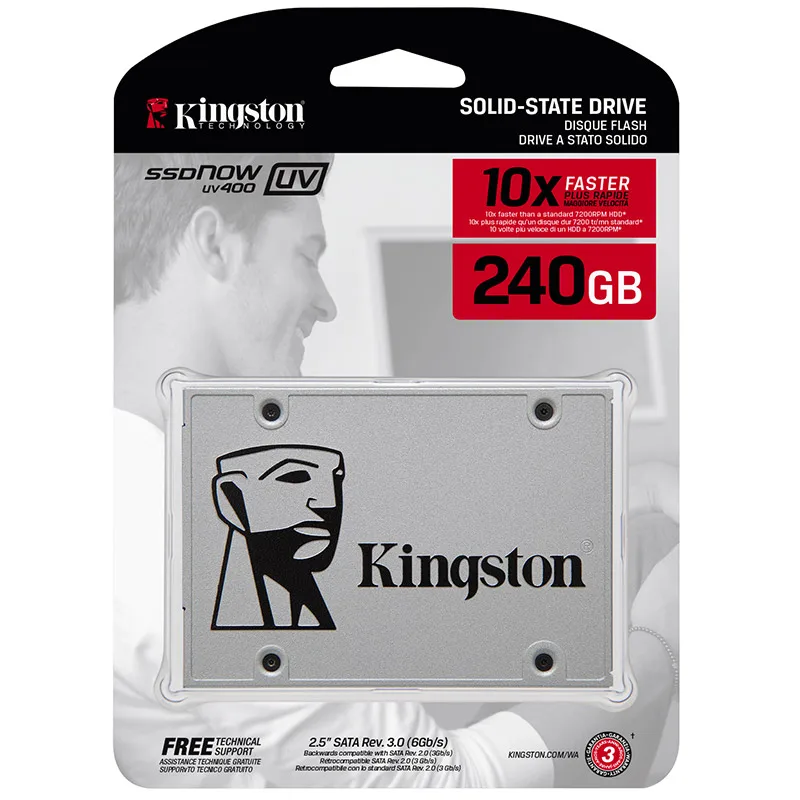 Kingston SSD 120 ГБ SUV400S37 Internal Solid State Drive 2 5 дюймов SATA III HDD жесткий диск твердотельный