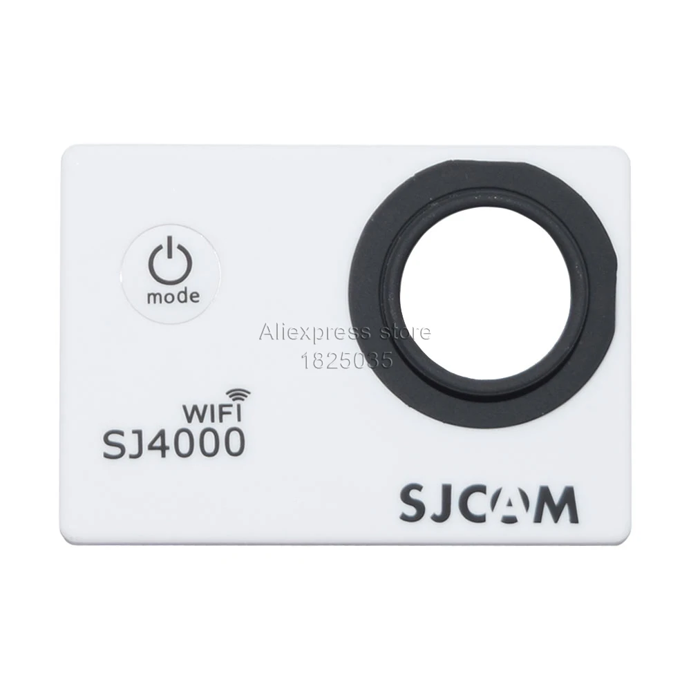 Белый цвет SJCAM SJ4000 Wifi части пластиковый материал Передняя панель чехол для SJ 4000 Wifi новая версия Спортивная экшн видеокамера - Цвет: Белый цвет
