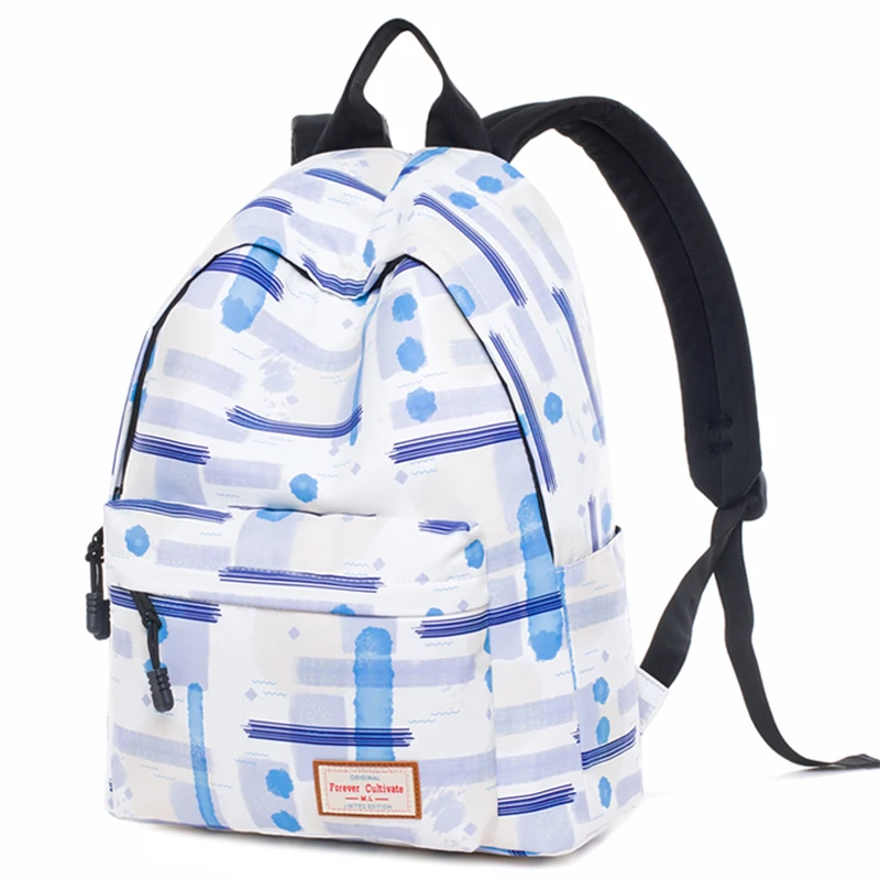 Canvas Travel Laptop Backpacks 2019 New Durable Woman College School Bag Water Repellent Daybags Graffiti Prited Student Bookbag | Багаж и