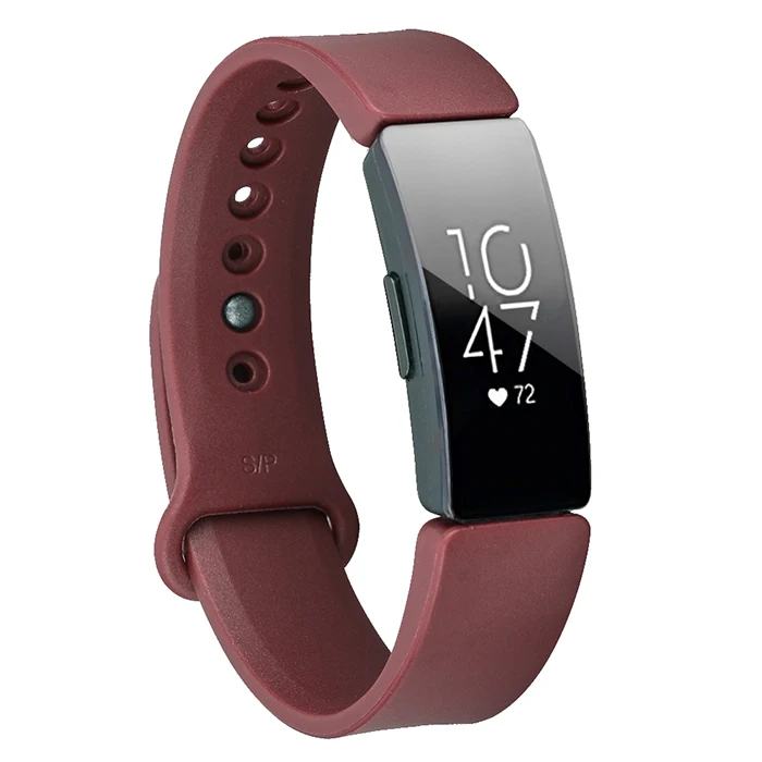 Коричневый Для Fitbit Inspire HR ремешок мягкий силиконовый Смарт-часы Браслет для Fitbit Inspire аксессуары маленький большой - Цвет: Коричневый