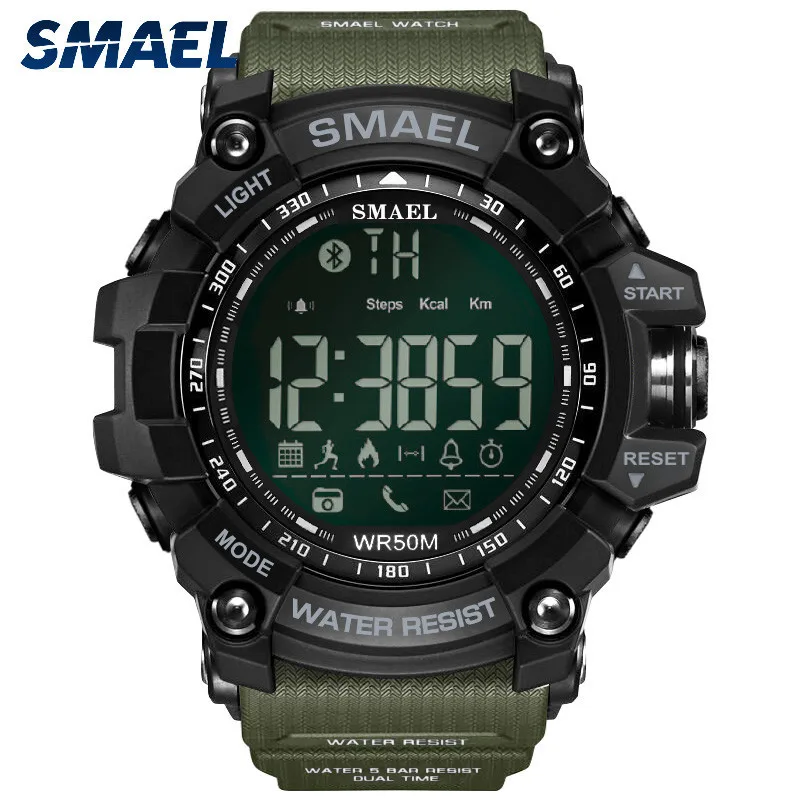

SMAEL Men's Wristwatch Smart Bluetooth Sport Digital Waterproof Watch Sports Watches erkek kol saati dijital relogio masculino