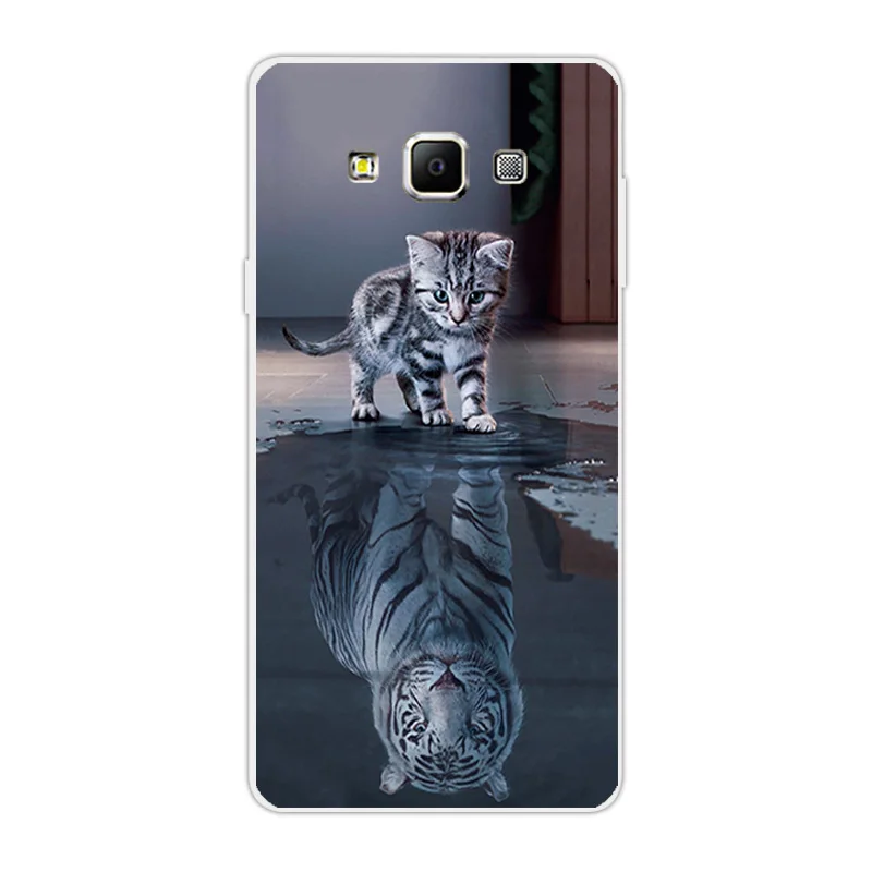 5 &quotдля Samsung Galaxy A7 A700 A7000 телефонный силиконовый чехол ТПУ Land задние Чехлы DIY для 2015