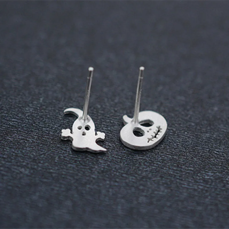 Асимметричные серьги в виде тыквы дьявола призрака на Хэллоуин Индивидуальные